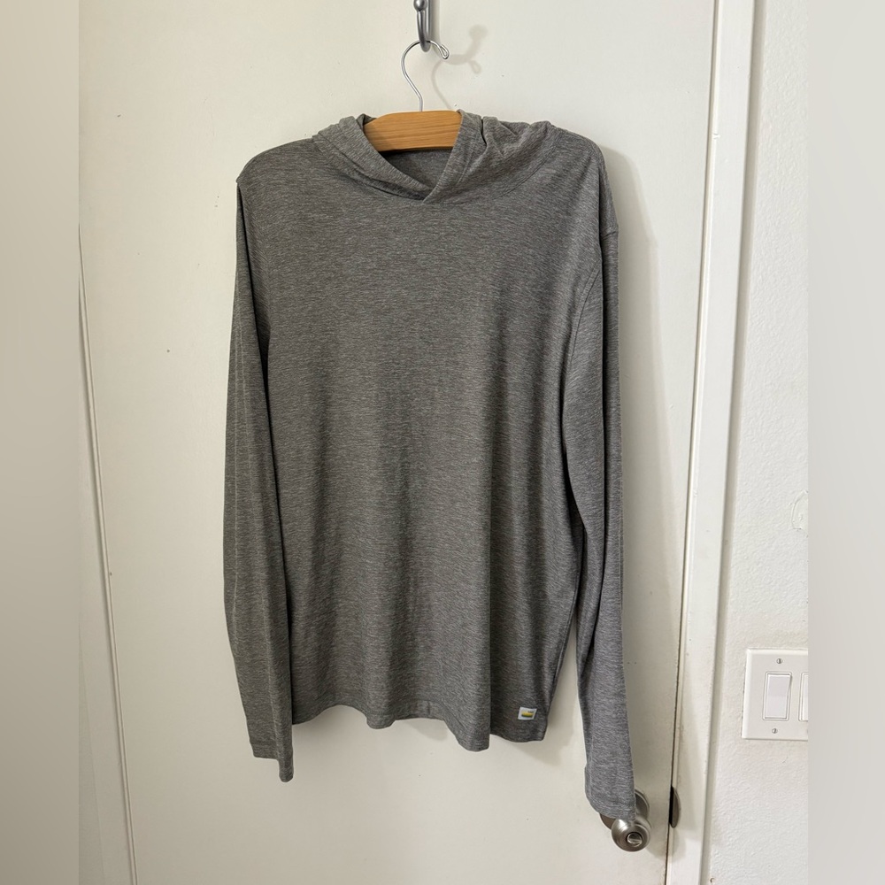 Vouri Strato Tech Men’s Heather Grey Hoodie